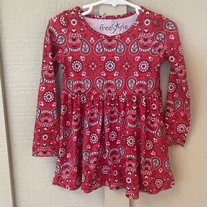 18 months baby girl freestyle bandana dress